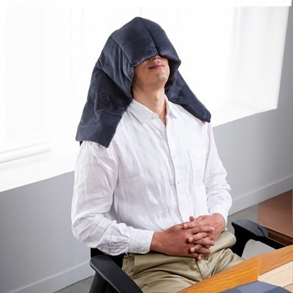 PROIDEA Down-Filled Comfort Comfort Blanket - Charcoal Gray, , large