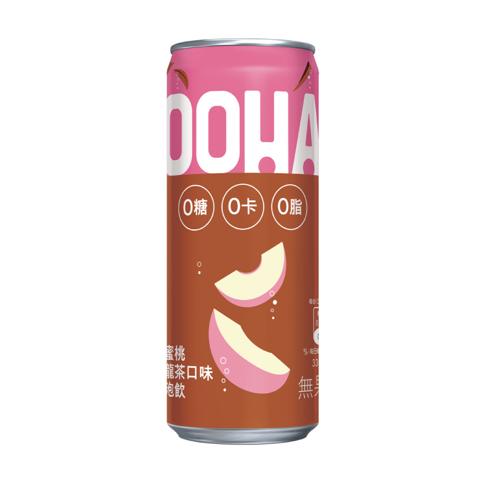 OOHA Peach  Oolong Tea Flavor 330ml, , large