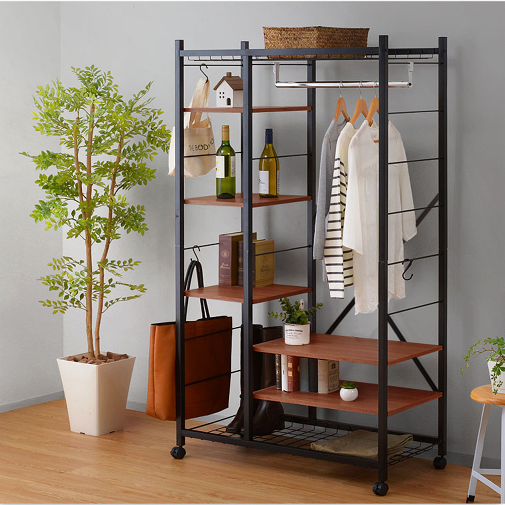 《C&B》Justice移動式置物衣櫥架-寬93cm(台灣生產), , large