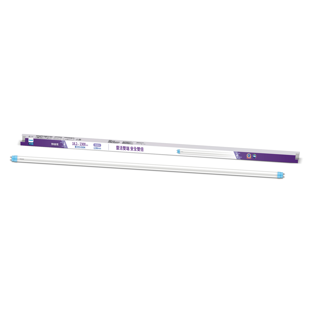Philips LED 18.2W 4-foot, , large