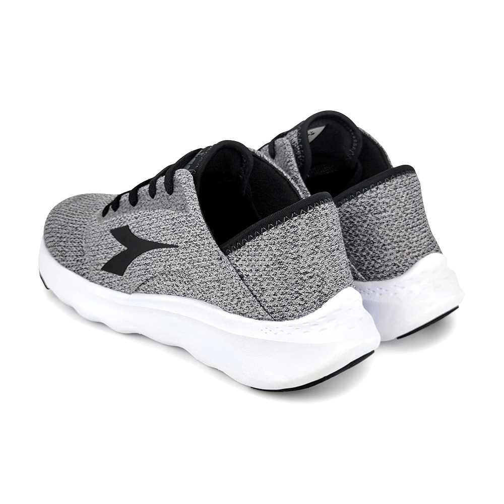 DIADORA迪亞多那 極輕飛織休閒鞋 女運動鞋 女鞋 兩穿式 反光 輕量 透氣 減壓 彈力 棉鞋墊 回彈 防滑 藍 灰, , large