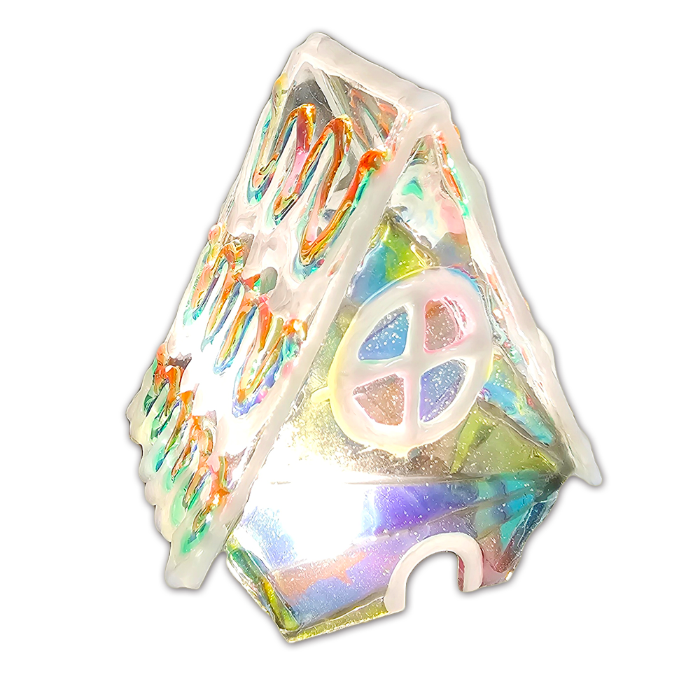 Glass Painting House, , large