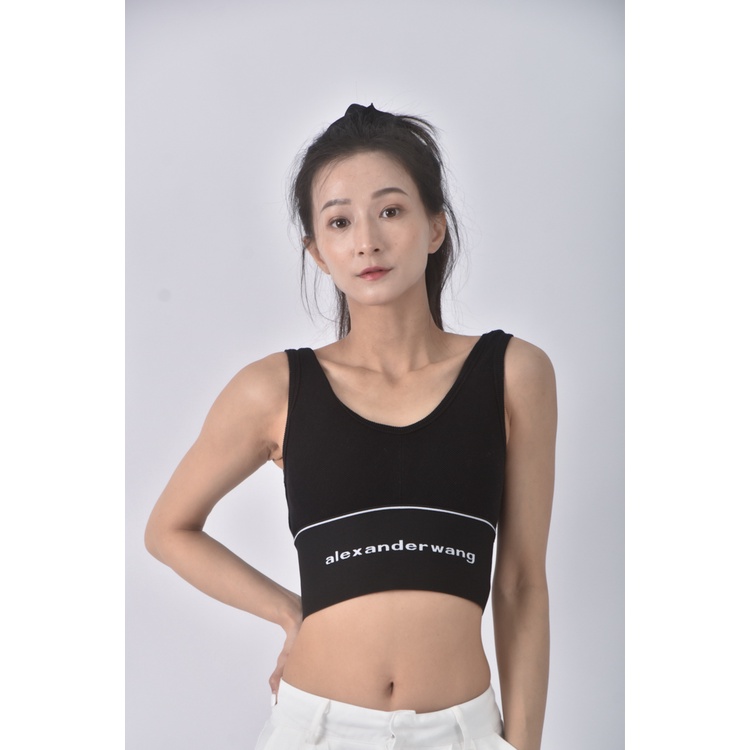 (S) 【安于晴Charlene私服】alexander Wang質感無袖黑色上衣二手衣, , large