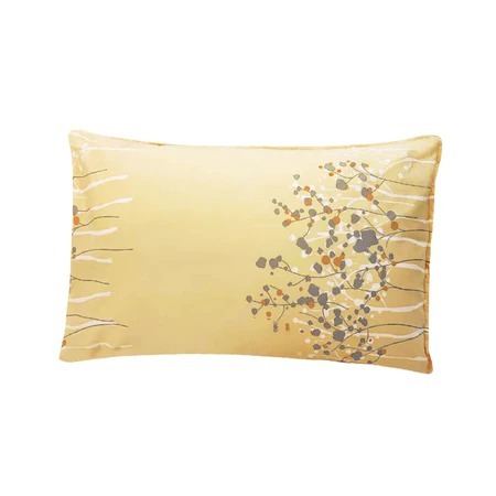 [CINN] Golden Branch Beige Pillowcase – Combed Cotton for Ultimate Skin Comfort, , large