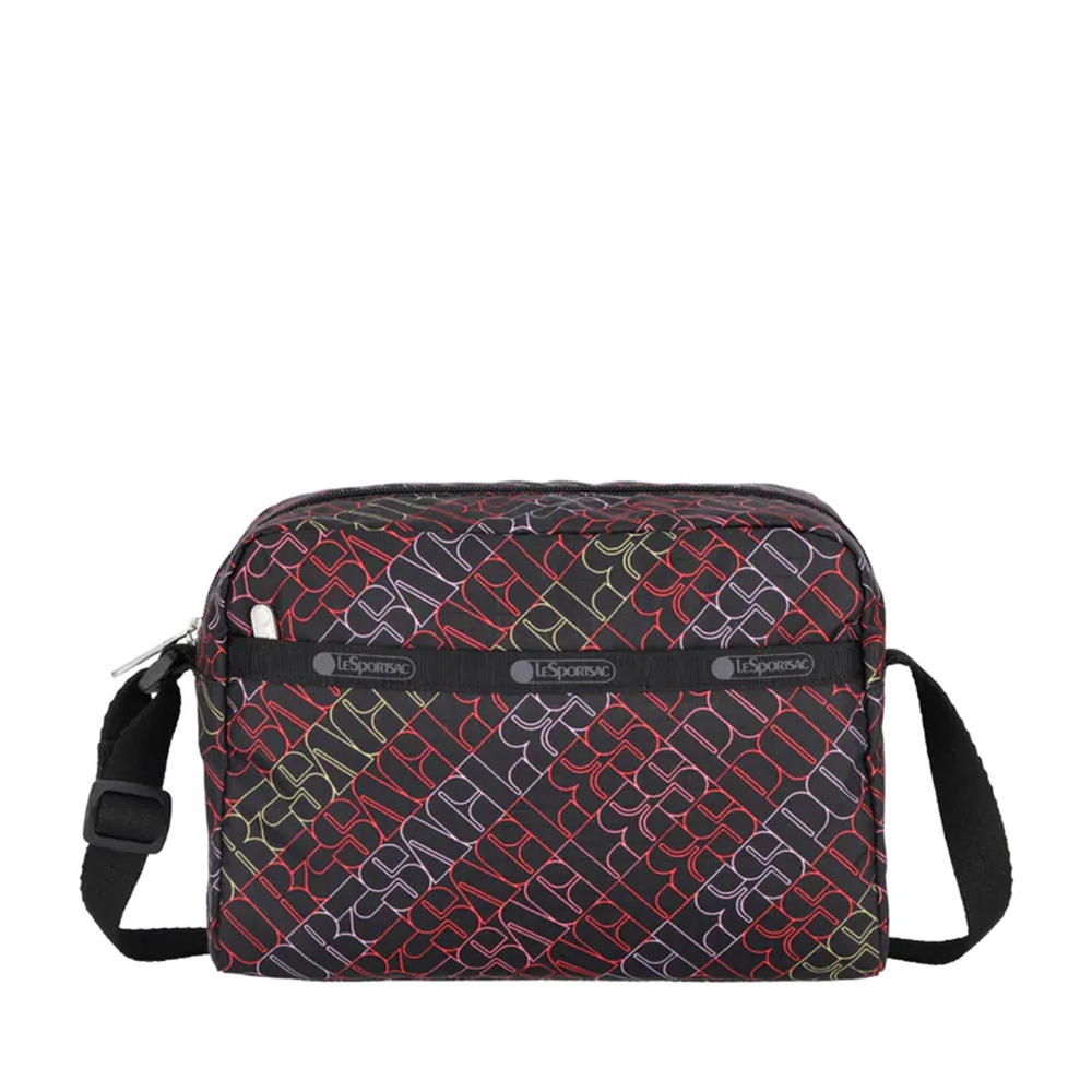 |快速出貨|Lesportsac Daniella Crossbody 拉鍊斜背包 側背包 送禮-霓光字舞, , large