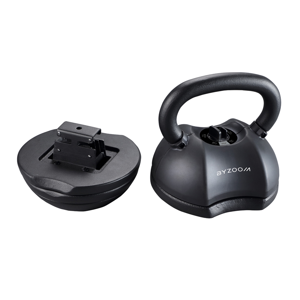 【BYZOOM FITNESS】Pure Series 13.6 kg(30LB) 5段重量 可調式壺鈴, , large