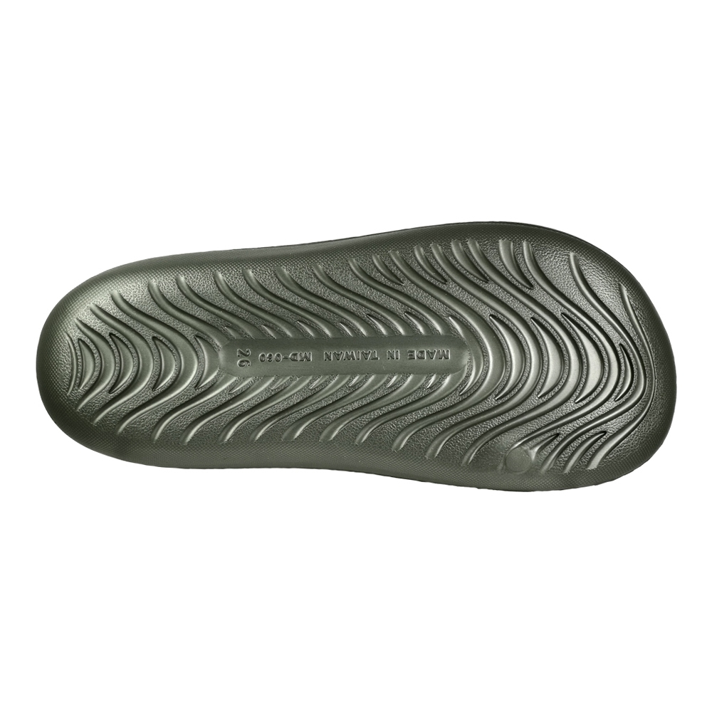 DIADORA迪亞多那 休閒舒壓拖鞋 MIT台灣製造 男鞋 居家 戶外 一體成型 EVA 足弓支撐 排水 止滑 黑 綠, , large