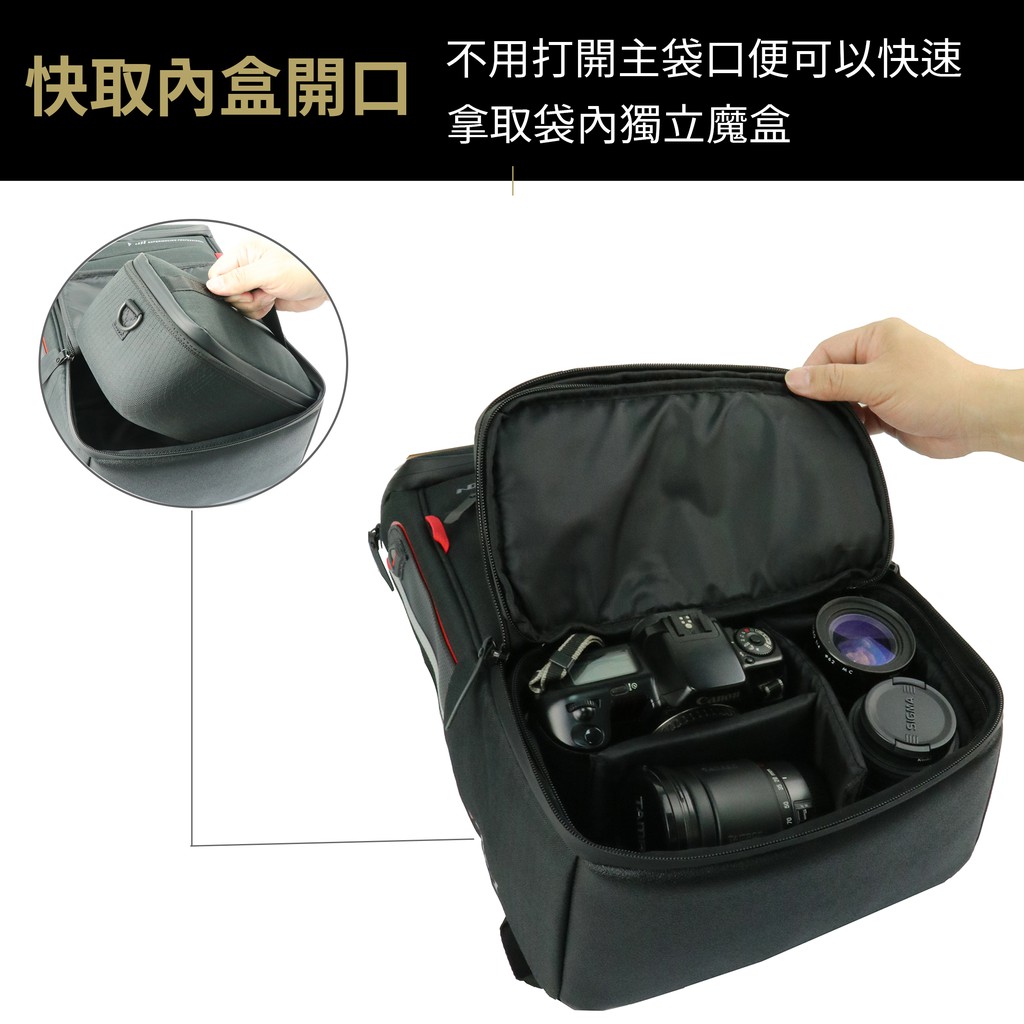 【Niche 樂奇】 重機油箱相機後背包 NDF-I 兜風包, , large