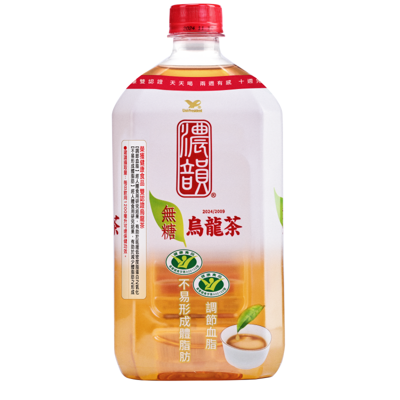濃韻烏龍茶(無糖) 975mL, , large