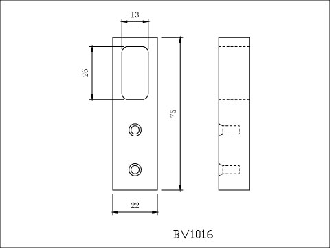 【協進五金】方扁中空 鋁原色拉絲, , large
