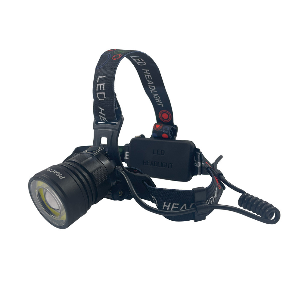 Practical brand aluminum alloy headlamp PR-AH802 high brightness, three-stage light source, ultra-power-saving design, power outage, mountaineering, and construction essential, , large