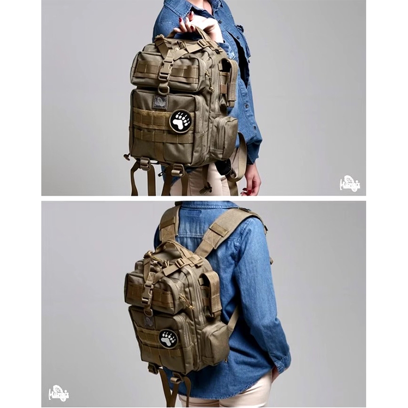 【MAGFORCE】馬蓋先#0529 闊步者小背包 【1050D 黑色】  軍規背包 後背包 戰術背包 登山背包 台灣製, , large