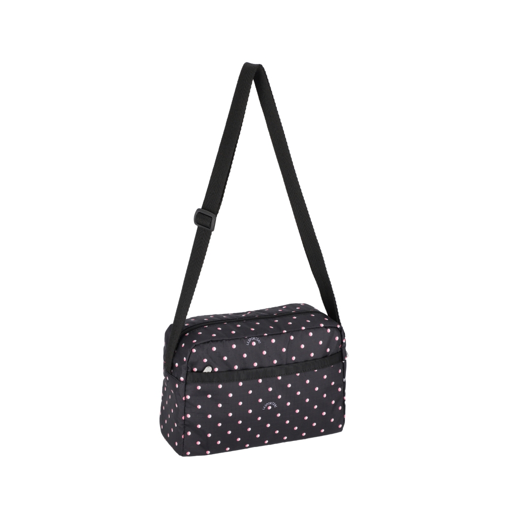 |快速出貨|Lesportsac DANIELLA CROSSBODY 拉鍊斜背包 側背包 送禮-粉色點滴, , large