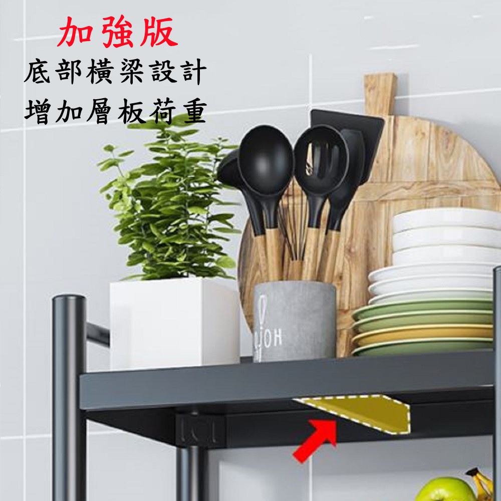 【誠宜居家】55x35x88公分 三面圍欄-三層不鏽鋼隙縫架(贈輪組)-加強底部橫梁(-收納架 不鏽鋼置物架 不銹鋼置物架 廚房不銹鋼置物架 置物架 家電架 廚房架 架子), , large