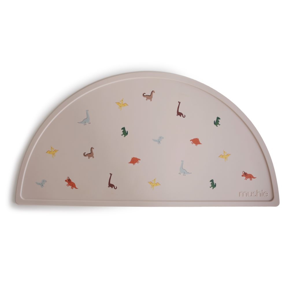 Mushie Silicone Mat - Dinosaurs, , large
