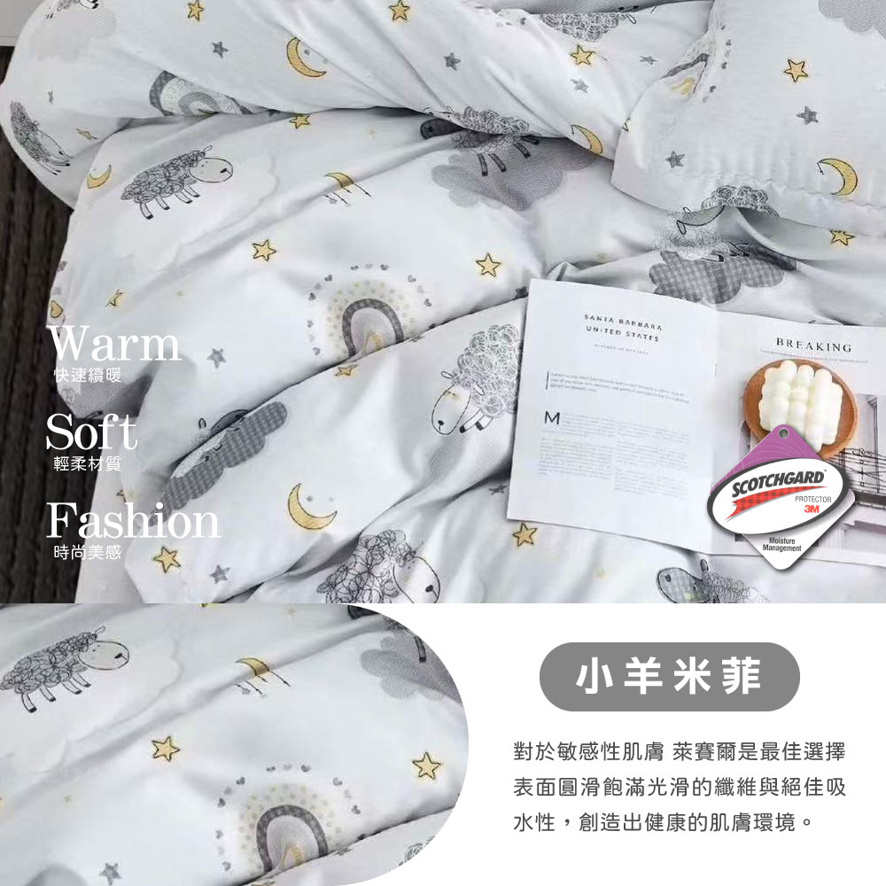 【寢室安居】台灣製 吸濕排汗 天絲床包枕套組 (雙人/加大/床包/床單/可包覆35cm 多款任選), , large