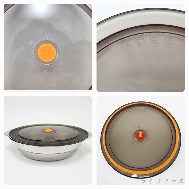 LINOX三格密封304不鏽鋼餐盤-19.5cm-小-3入, , large