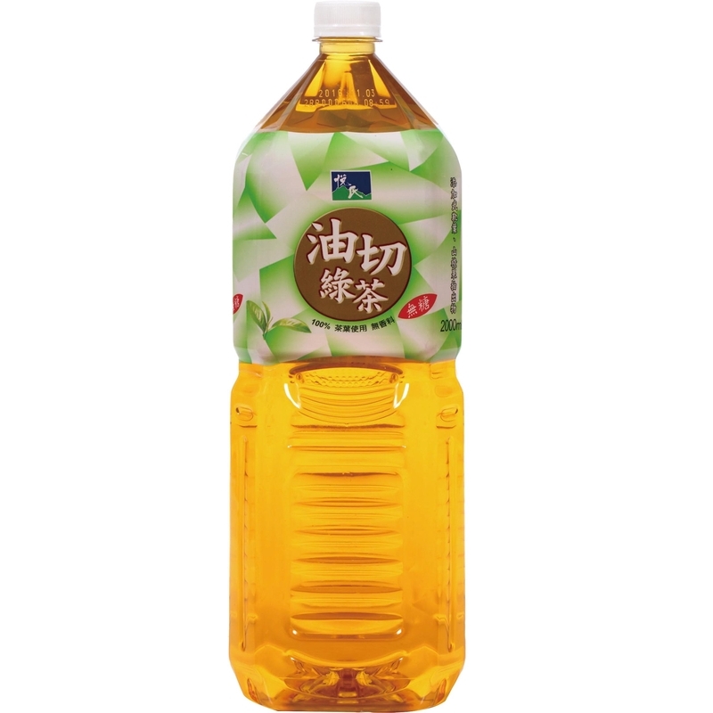 悅氏健茶到油切綠無糖Pet 2000ml, , large