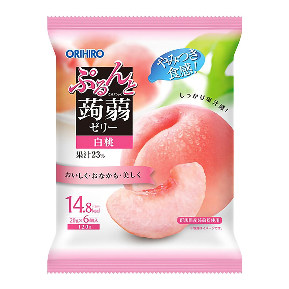 Peach konjac Jelly, , large