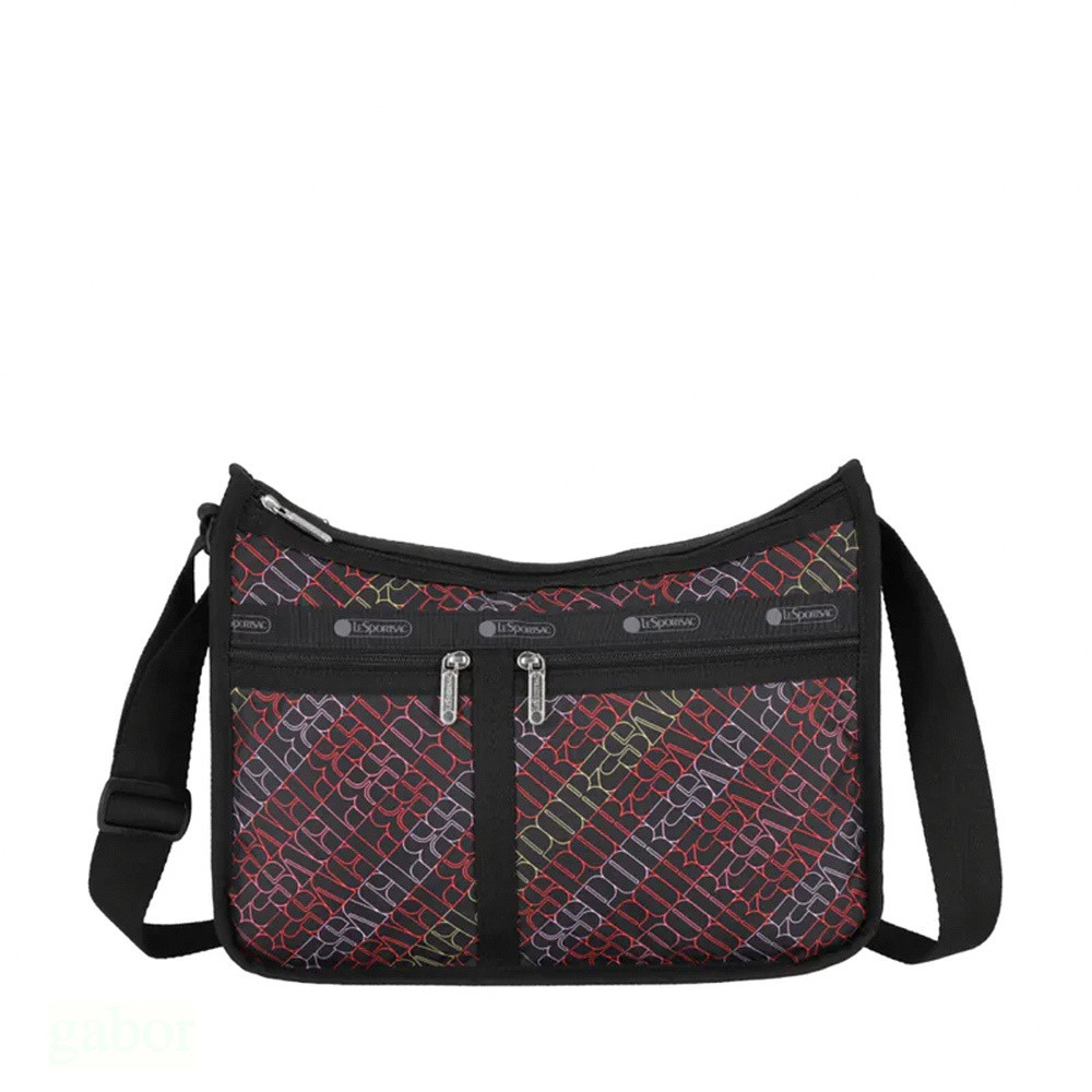 LeSportsac Deluxe Everyday Bag 奢華斜背包 送禮-霓光字舞, , large