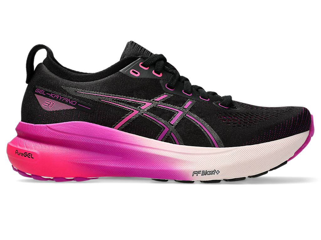 [秉宸] ASICS GEL-KAYANO 31 女慢跑鞋 黑粉 1012B670-003, , large