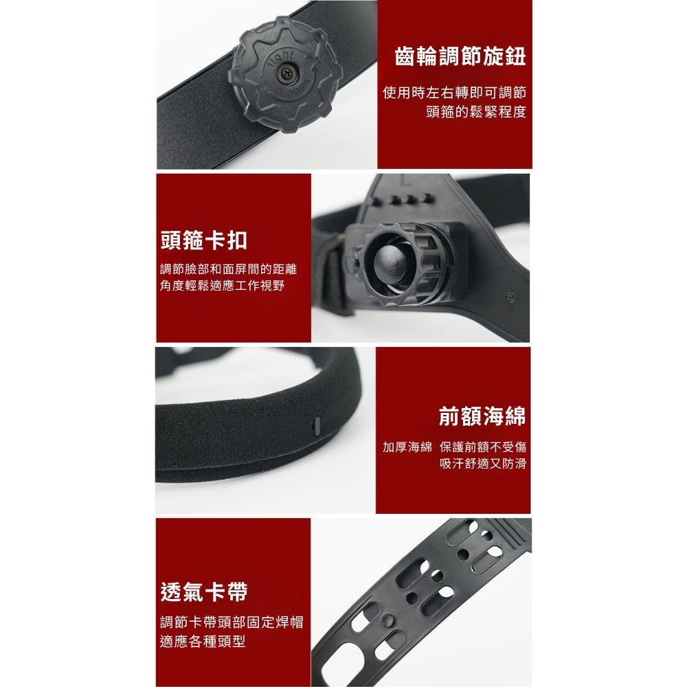 自動變光焊接面罩經典款+20保護片(紫), , large