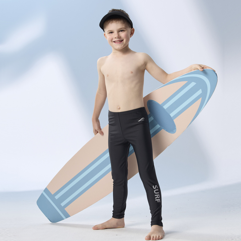 莫妮娜 台灣製 兒童 運動機能長褲 黑 (男女適用), , large