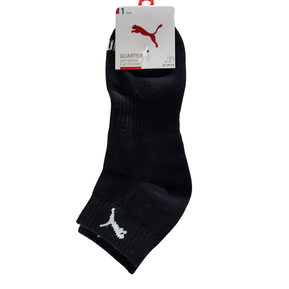 [秉宸] PUMA NOS厚底短襪 2入 黑 BB098704