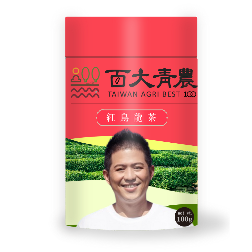 百大青農手作茶-李坤洲 紅烏龍 100g , , large