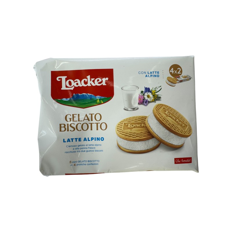 Loacker Biscuit ice cream Alpine Milk