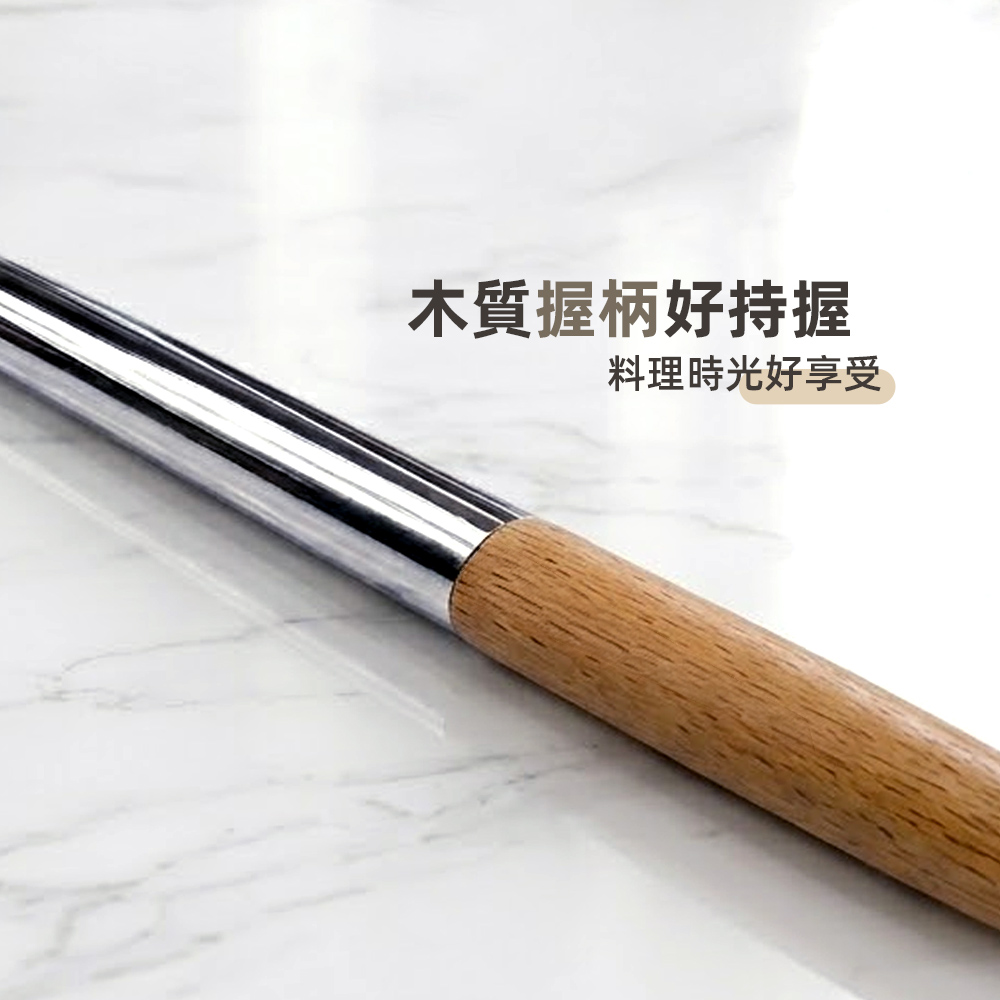 【上手家居】木柄矽膠鍋鏟(鍋鏟/不沾鍋鍋鏟/矽膠鏟), , large