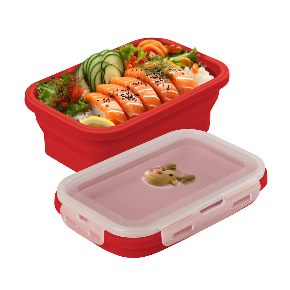 Silicone Foldable Food Container-PEN-12, , large