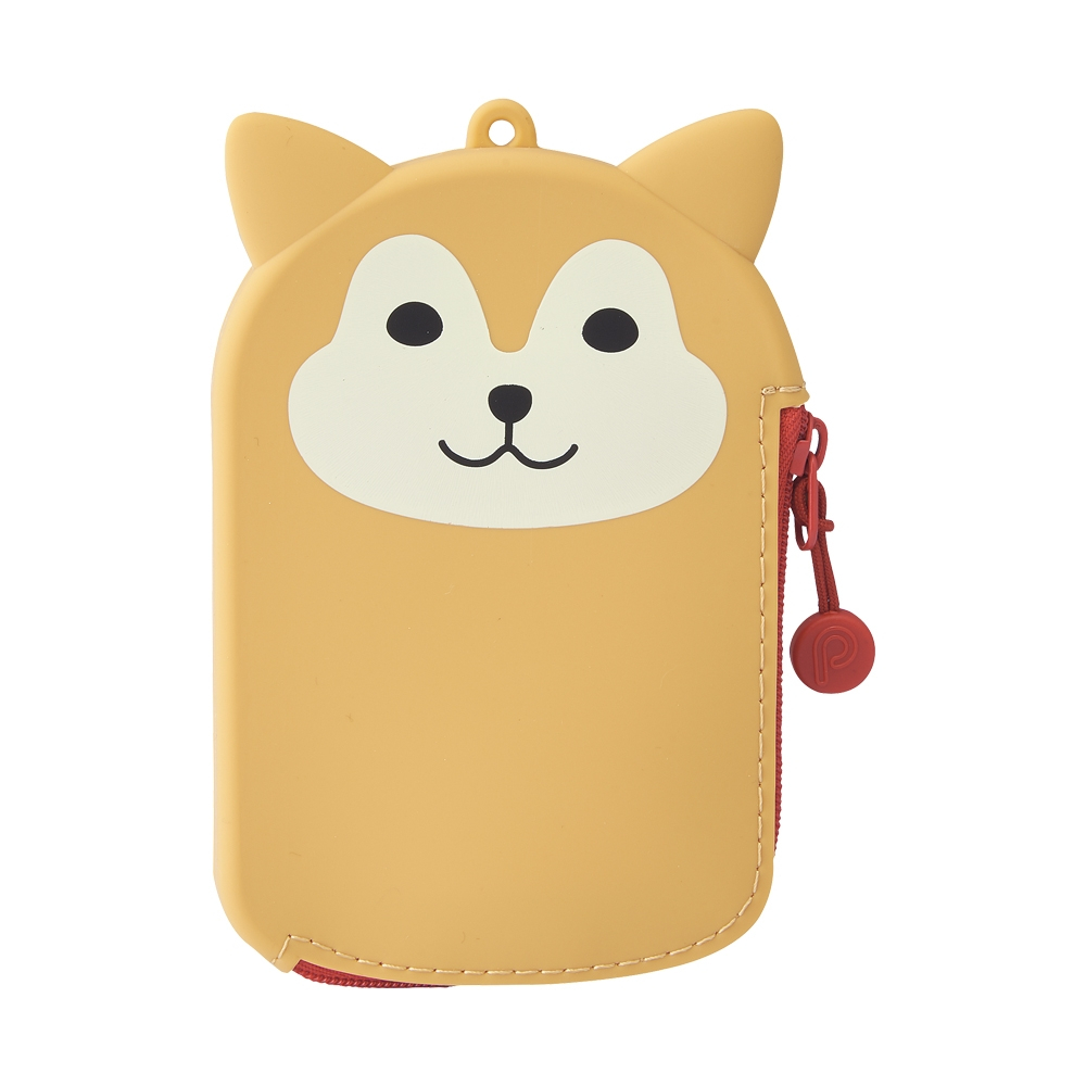 日本LIHIT A-7784 矽膠零錢包(多款)灰貓, , large