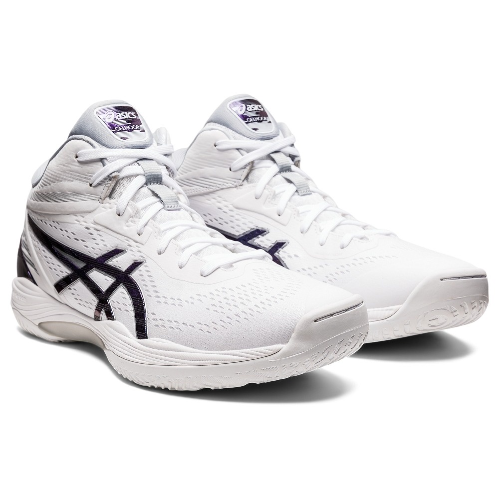 ASICS GELHOOP V14 男女 籃球鞋 輕量型 運動鞋 白紫銀 1063A050-101 22FWO, , large