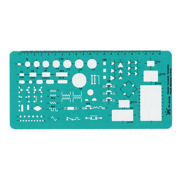 【 徠福 】電氣符號定規 / 片 TP-463A 