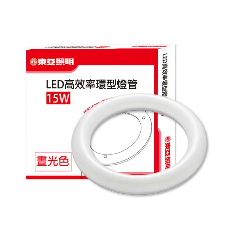 東亞15W LED環型燈管, , large