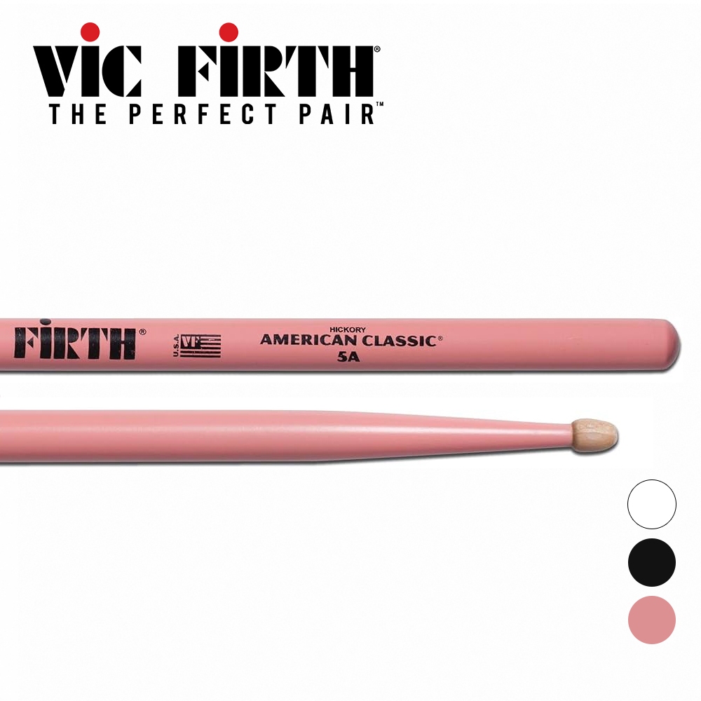 VIC FIRTH American Classic 5AP/5AW/5AB 山胡桃木鼓棒 多色款【敦煌樂器】, , large