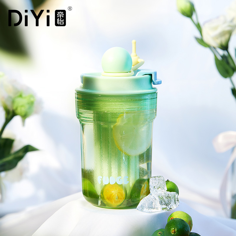 Pink 450ml Tritan Tea Separation Travel Bottle, 粉色, large