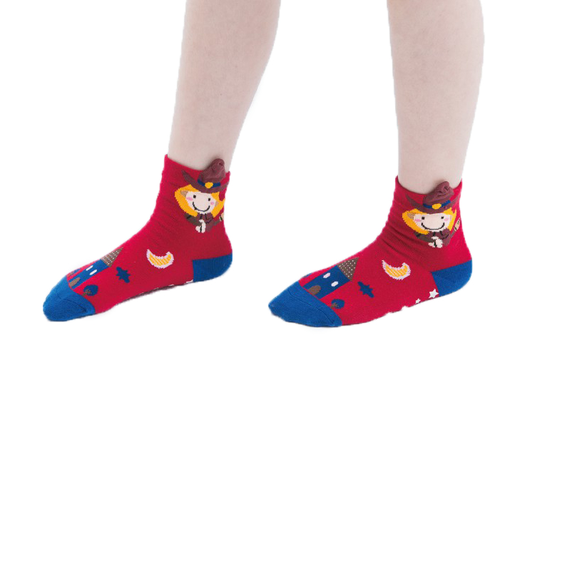 【現貨】MIT台灣製立體造型止滑童短襪-魔法女巫 P7754, , large