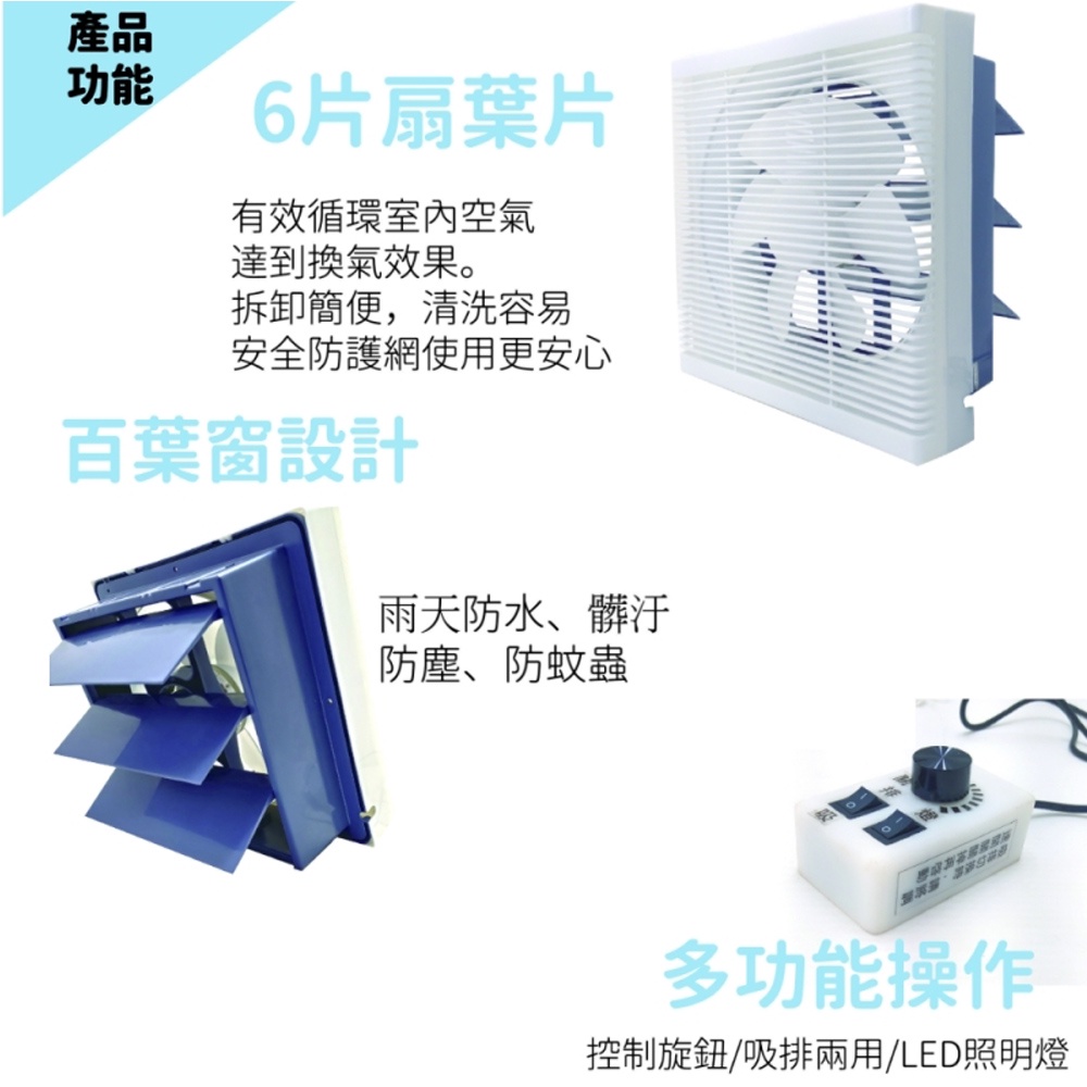 LAPOLO 12-Inch DC Inverter Exhaust Fan LAN1-1206, , large