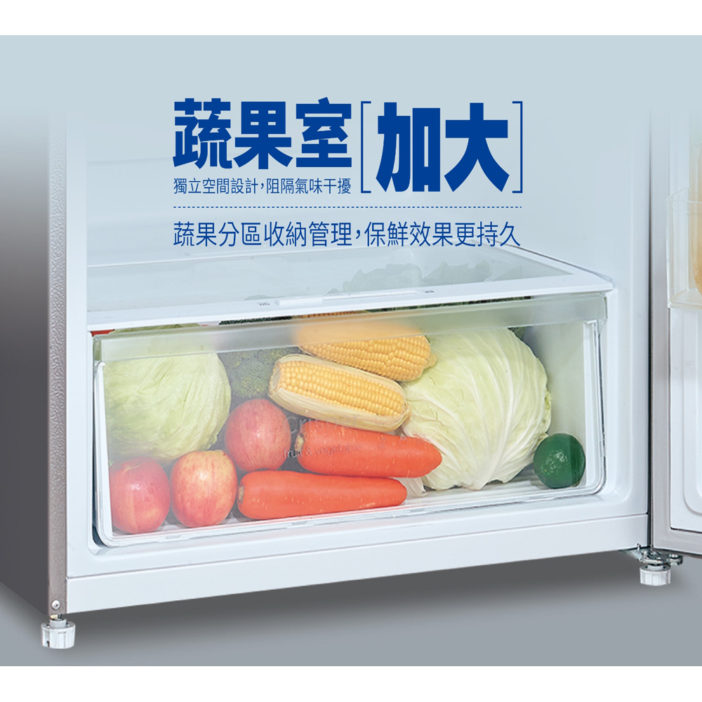 SANLUX 台灣三洋 430公升一級能效變頻雙門冰箱 SR-V430B, , large