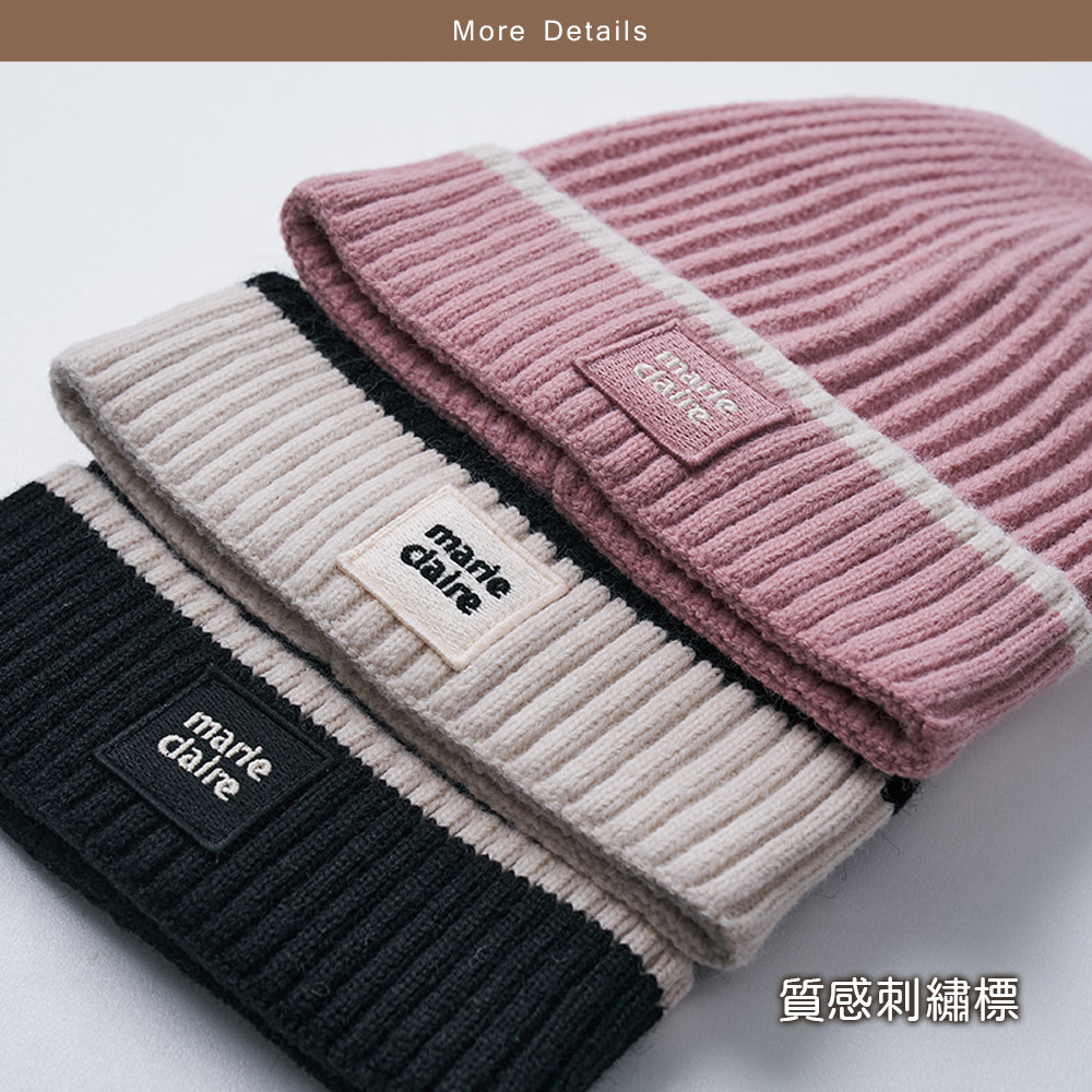 美麗佳人毛帽 針織保暖毛帽 針織帽 電繡 冬天帽子 毛線帽 滑雪【旺達棉品】MC-LN04, , large