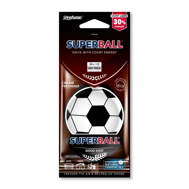 SUPER BALL HANGING CAR AIR FRESHENR