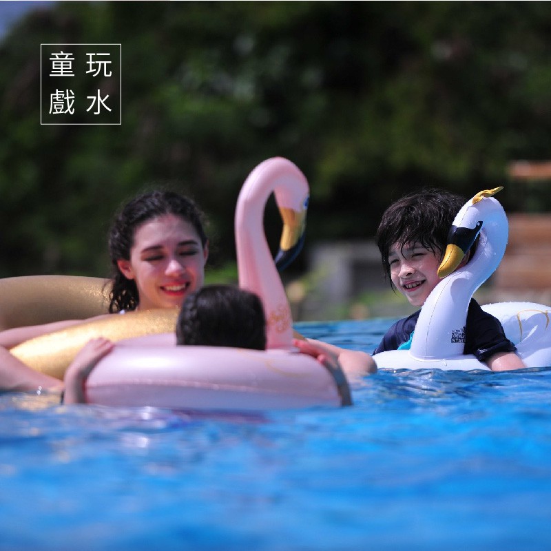 【Healgenart】火焰鳥造型泳圈 兒童戲水泳圈, , large