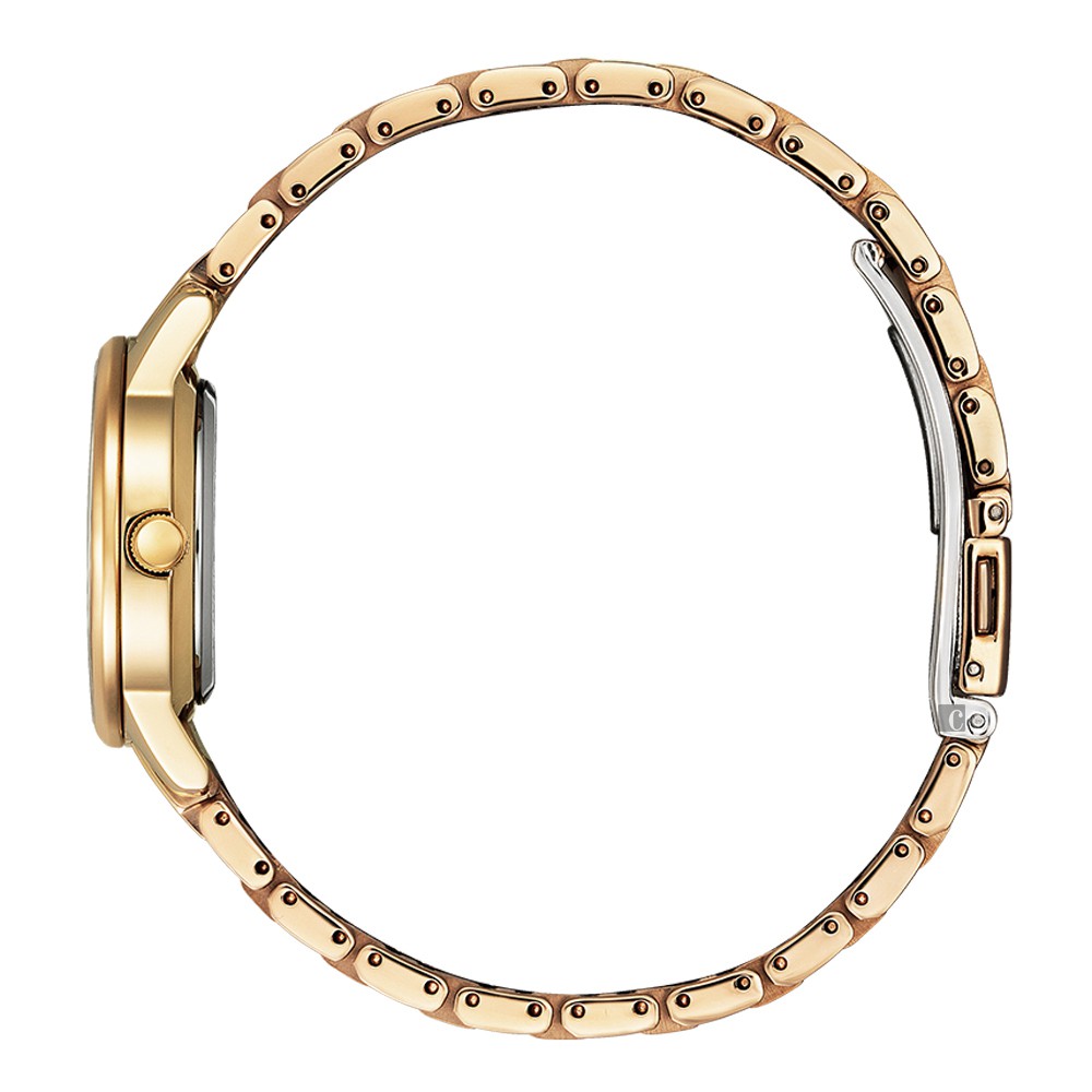 CITIZEN 星辰 光動能珍珠貝女錶 EW2593-87Y, , large