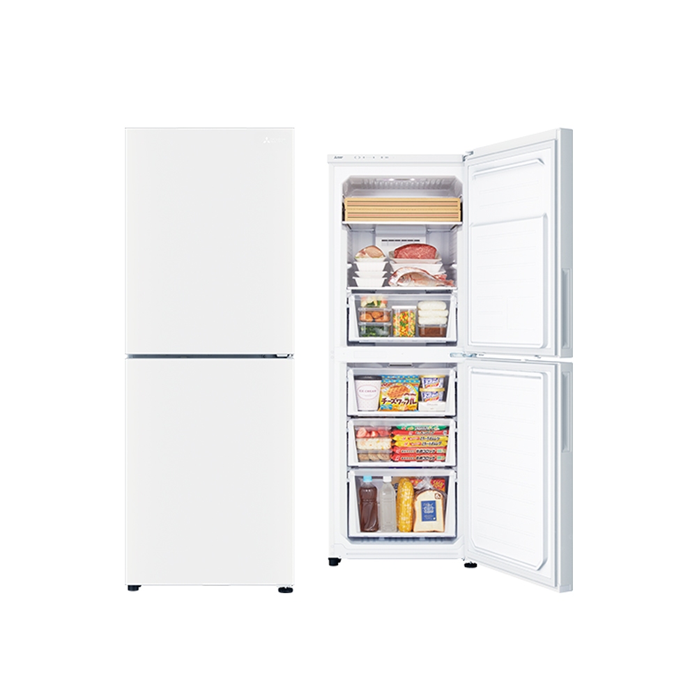 MITSUBISHI 216L Inverter Upright Freezer MF-U22ET-W-C, , large