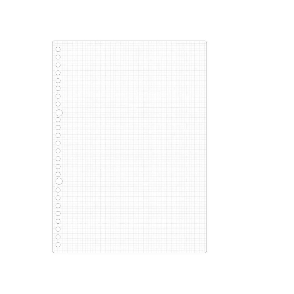 日本maruman 26孔方格活頁紙/ B5/ 3mm(MAR L1214), , large