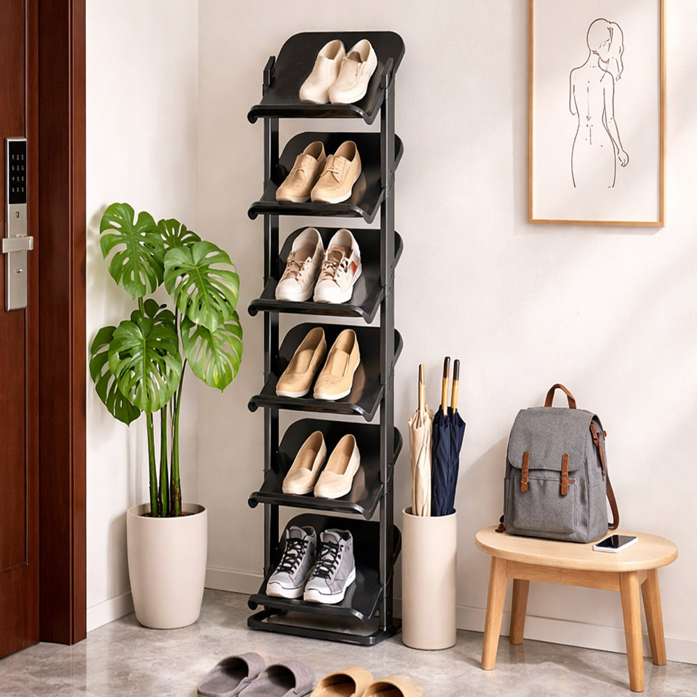 【AOTTO】簡約直立式六層鞋架(AS-231), , large