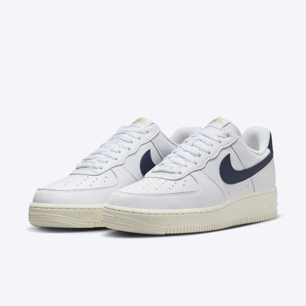 Kixpress-Nike W Air Force 1 '07 NN 女 休閒鞋 運動 經典 奧林匹克 白 深藍 [FZ6768-100], , large