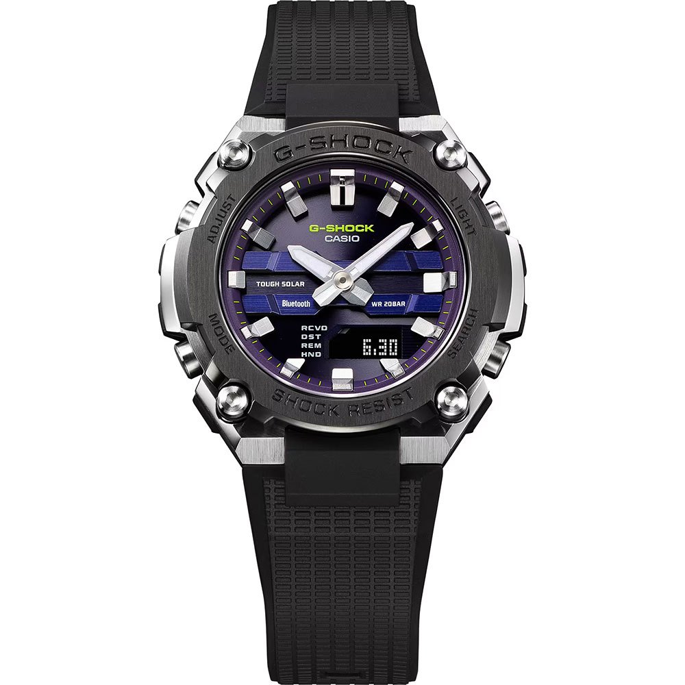 CASIO 卡西歐 G-SHOCK 纖薄太陽能藍芽手錶  GST-B600A-1A6, , large